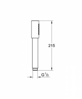 Ручной душ GROHE Sena 28034000. Фото