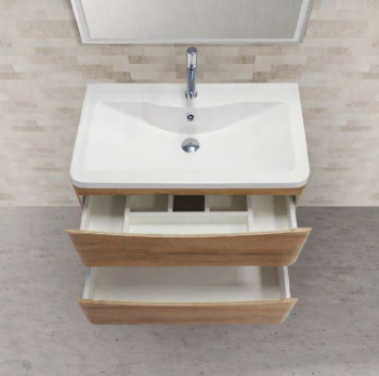 Тумба под раковину подвесная BELBAGNO ACQUA-900-2C-SO-RR Rovere Rustico. Фото