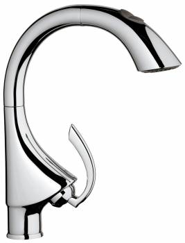 Смеситель для мойки GROHE K4 33782000. Фото