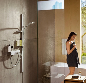 Термостат Hansgrohe ShowerTablet 350 ВМ 13102400 белый/хром. Фото