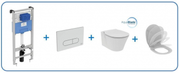 Промо-комплект 4 в 1 IDEAL STANDARD Connect Air ProSYS R031001. Фото