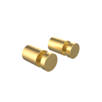 Комплект  одинарных крючков сплав металлов Petite матовое золото IDDIS PET2G01i41 для ванной комнаты. Фото
