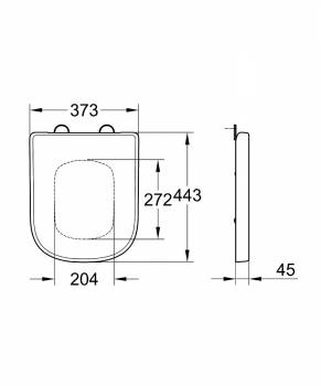 Сиденье GROHE Euro Ceramic 39331000. Фото