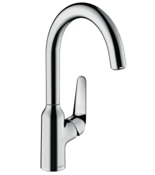 Кухонный смеситель однорычажный, 220, 1jet Hansgrohe 71802000, хром. Фото