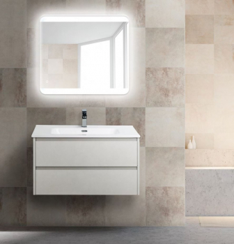 Тумба под раковину подвесная BELBAGNO KRAFT-1000-2C-SO-BO Bianco Opaco. Фото