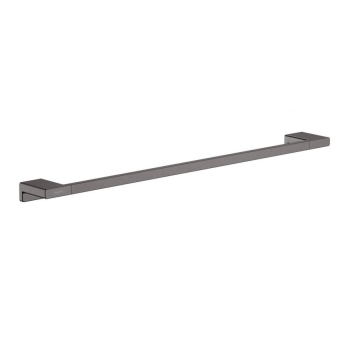 Держатель банных полотенец AddStoris Hansgrohe 41747340, шлифованный черный хром для ванной комнаты. Фото