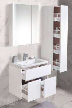 Зеркальный шкаф ROCA UP 60 L белый глянец ZRU9303015. Фото