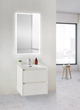 Тумба под раковину подвесная BELBAGNO KRAFT 39-500/390-2C-SO-BO Bianco Opaco. Фото