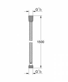 Душевой шланг GROHE Ondus 28143LS0. Фото