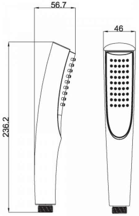 Душевая лейка IDDIS А11013. Фото
