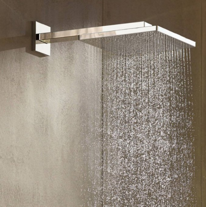 Верхний душ с держателем Hansgrohe Raindance E 300 1jet 26238990 золото. Фото