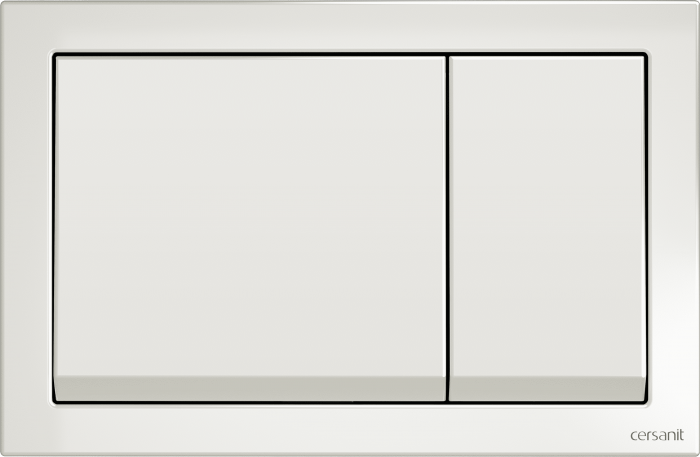 CERSANIT Кнопка ENTER пластик белый универсальная BU-ENT/Wh. Фото