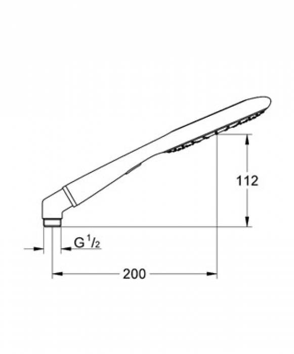 Ручной душ GROHE Rainshower Icon 27444000. Фото