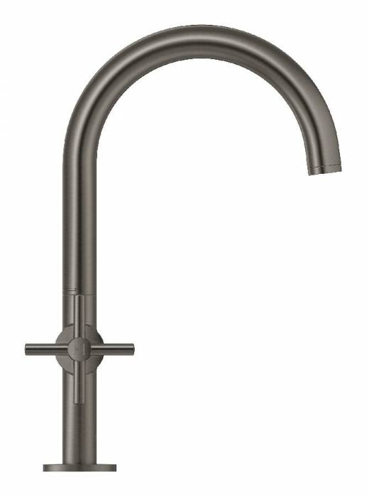 GROHE 21019AL3 Atrio New Смеситель двухвентильный для раковины на 1 отверстие, крестобразная ручка, размер L, Графит. Фото