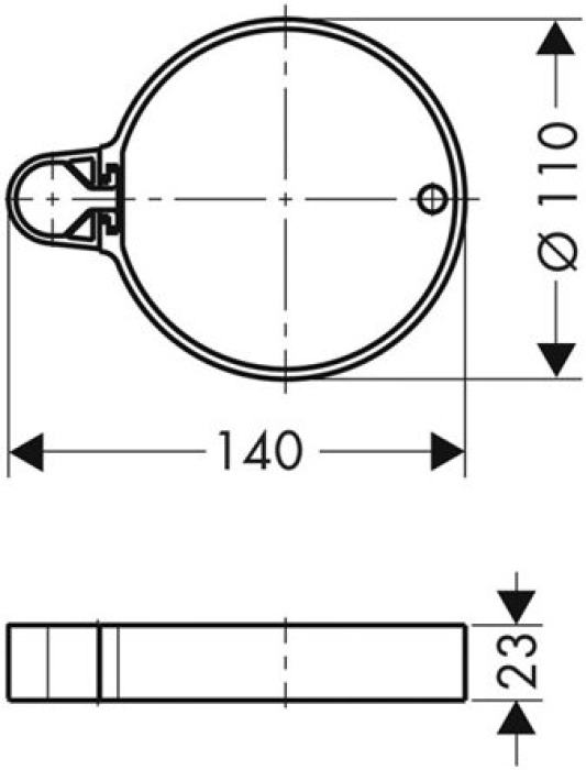 Мыльница Hansgrohe Casseta'C 28678000. Фото