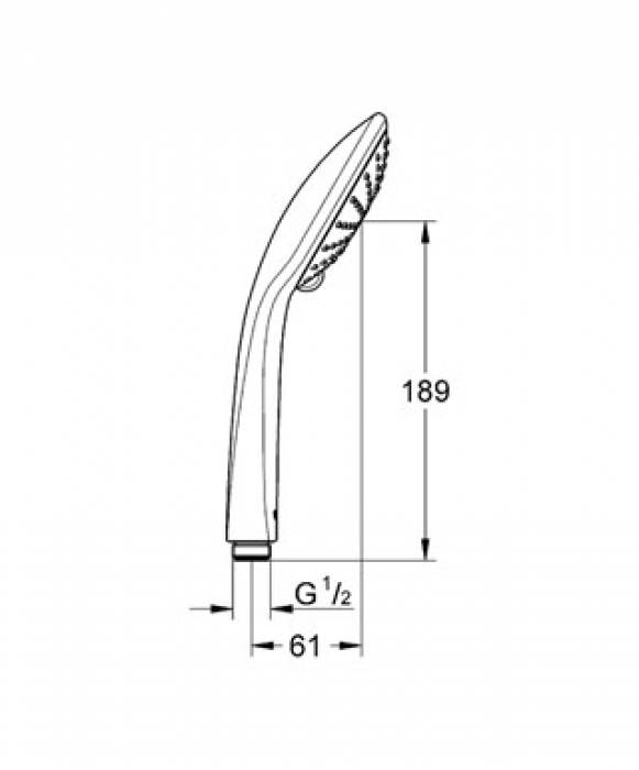 Ручной душ GROHE Euphoria Pure 27223000. Фото