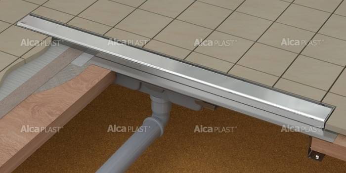 Цельная решетка ALCAPLAST DESIGN-550LN. Фото