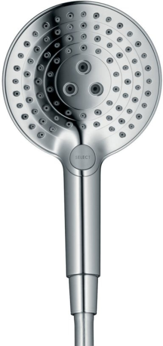 Ручной душ Hansgrohe Raindance Select S 120 3jet белый/хром 26530400. Фото