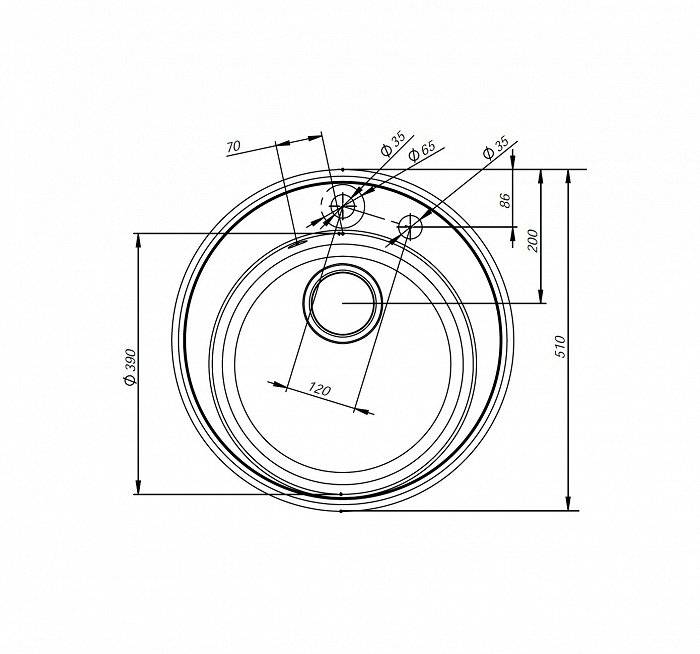 Мойка Granucryl  цвет шоколад одна чаша D510 Kitchen G IDDIS K16C511i87. Фото