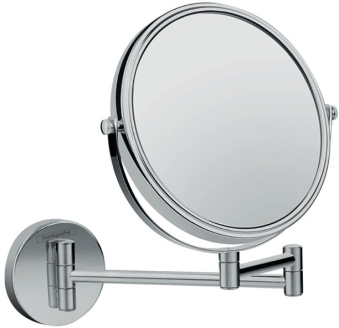 Зеркало для бритья без подсветки Hansgrohe Logis Universal 73561000 для ванной комнаты. Фото