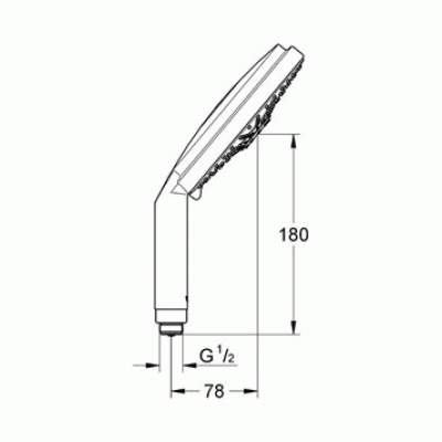 Ручной душ GROHE Cosmopolitan 28756000. Фото