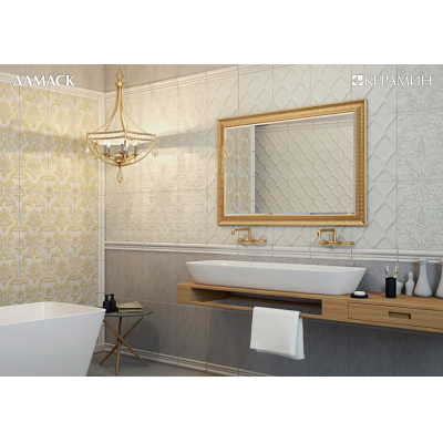 Керамин Фасонная деталь Дамаск 3Т 30,5х275 бежевый