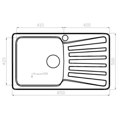 Мойка Polygran F-12. Фото