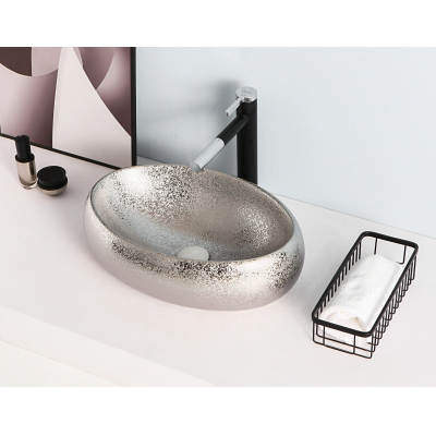 Раковина накладная GID 9030s 48х34 52235 Хром. Фото