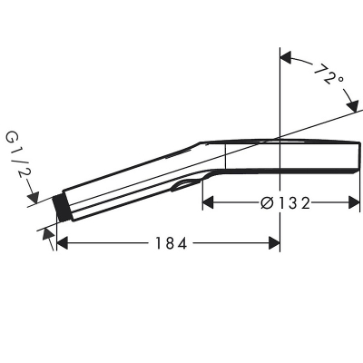 Ручной душ Hansgrohe Rainfinity 130 3jet 26864140, шлифованная бронза. Фото