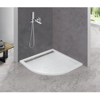 Душевой поддон из искусственного мрамора CEZARES TRAY-AS-R-90-30-W. Фото