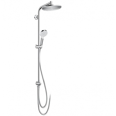 Душевая система Hansgrohe Crometta S 240 1jet Showerpipe Reno 27270000. Фото