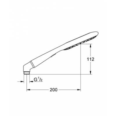 Ручной душ GROHE Rainshower Icon 27449000. Фото