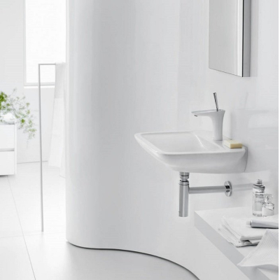 Смеситель для раковины Hansgrohe PuraVida хром 15070000. Фото