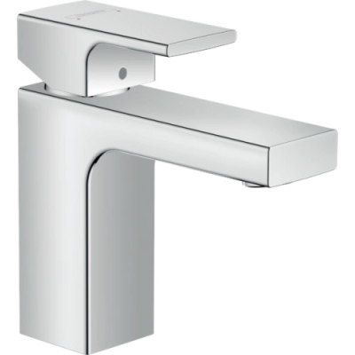 Смеситель для раковины со сливным гарнитуром Hansgrohe Vernis Shape 100 71561000 хром. Фото