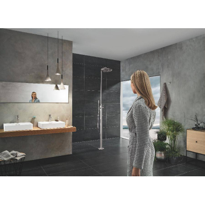 GROHE 23589DC1 Essence New Смеситель для раковины S-Size II, сливной гарнитур. Фото