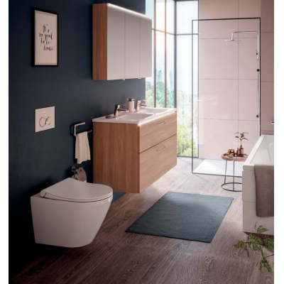 Подвесной унитаз VITRA Integra Round безободковый 7041B003-0075. Фото