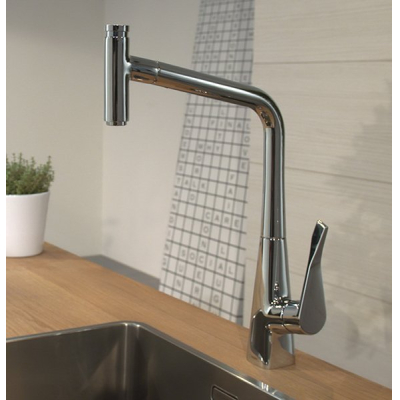 Смеситель для кухни Hansgrohe Metris хром 14820000. Фото