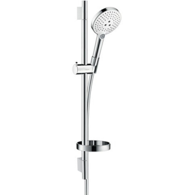 Душевой гарнитур Hansgrohe Raindance Select 120 Unica Set 65см белый/хром 26630400. Фото