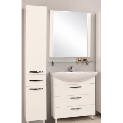 Зеркало АКВАТОН Ария 80 (белый) 1A141902AA010. Фото