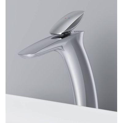 Смеситель для раковины, высокий, с донным клапаном AM.PM Spirit 2.0 F70A92200. Фото