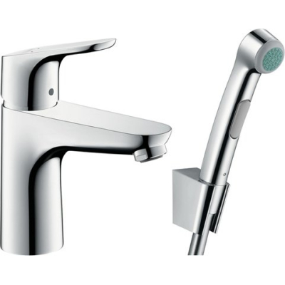 Смеситель для раковины Hansgrohe Focus 31927000 с гигиеническим душем. Фото