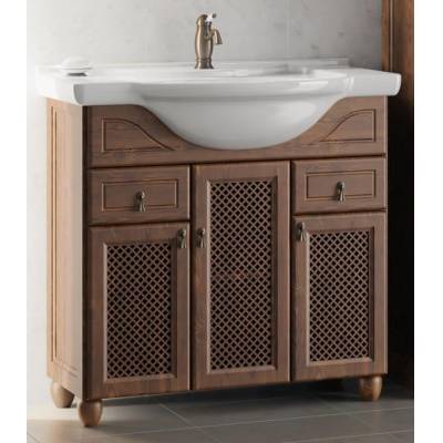 Тумба с раковиной напольная OPADIRIS Тибет 85 нагал. Фото