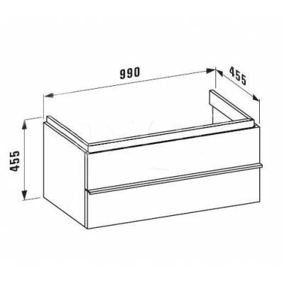 Тумба под раковину LAUFEN Living City 4.0128.2.075.463.1. Фото