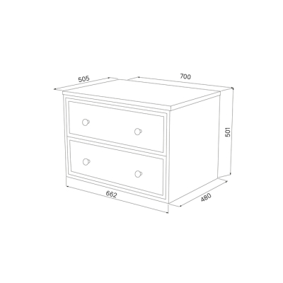 Тумба подвесная со столешницей 70 см темно-серый Torr IDDIS TOR70DBi95K. Фото