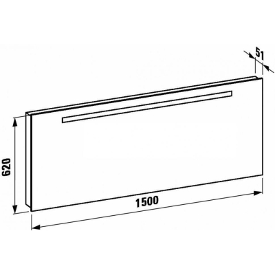 Зеркало LAUFEN CASE 150 4.4728.5.996.144.1. Фото