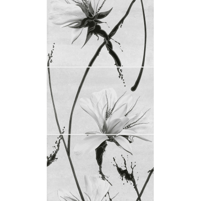 Unitile 010301001918 Панно Картье 400х750 серый 01