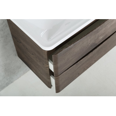 Тумба под раковину подвесная BELBAGNO ACQUA-1000-2C-SO-RNG Rovere Nature Grigio. Фото