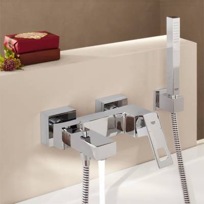 Cмеситель для ванны GROHE Eurocube 23141000. Фото