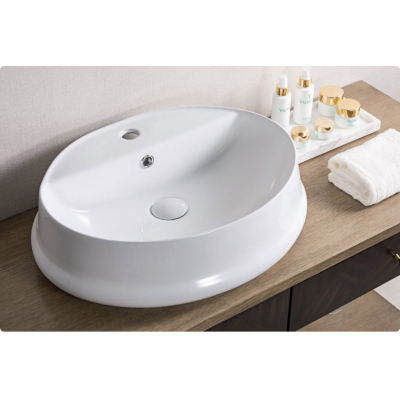 Раковина накладная BELBAGNO 57х43 BB1399. Фото