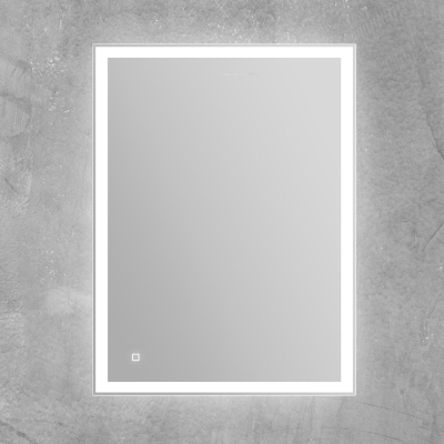 Зеркало с встроенным светильником и сенсорным выключателем BELBAGNO SPC-GRT-650-800-LED-TCH. Фото